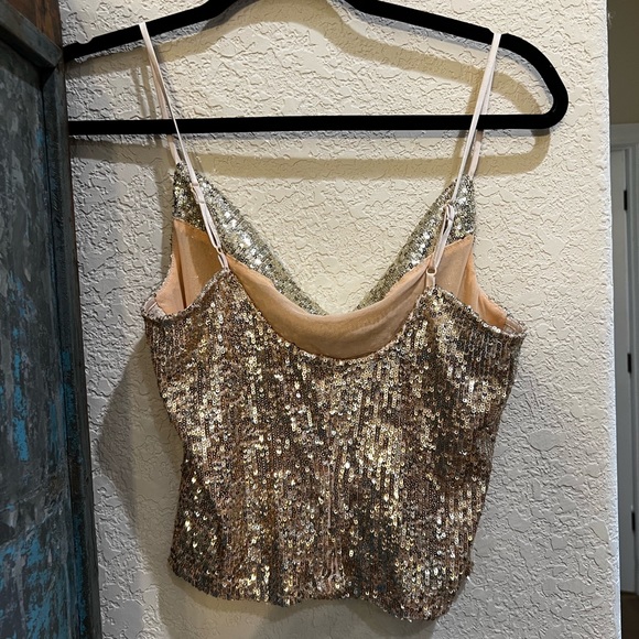 Free People Intimates Sparkle Top Spaghetti Strap - Picture 2 of 2